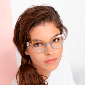Colorful eyewear patterns for women by Anne & Valentin.