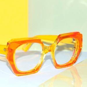 Colorful and lightweight acrylic frames from Kirk & Kirk.
