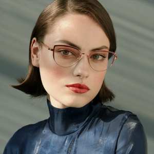 Stylish titanium glasses for women by #LINDBERG eyewear.