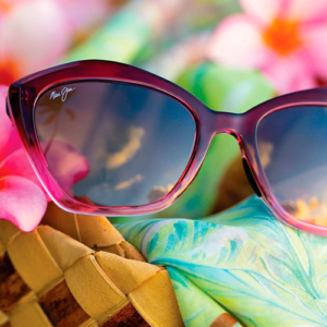 Colorful women's polarized sunglasses by Maui Jim.